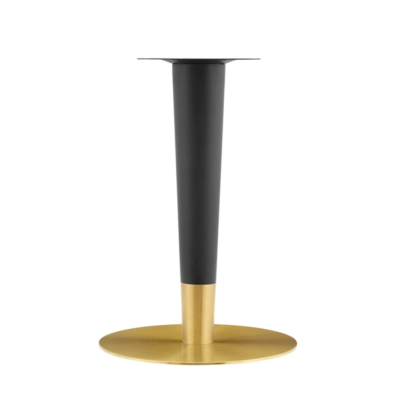 Table de salle à manger Zinque, l 27,5 po x L 27,5 po, Marbre blanc