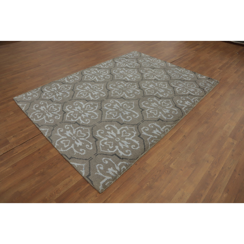 Tapis géométrique indien 5 x 8
