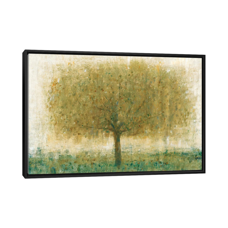 «Summer Day Tree I» par Timothy O 'Toole - impression sur toile tendue, H 18 po x l 26 po x P 1,5 po, Toile avec cadre noir