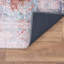 Tapis gris / bleu / rouille en polyester tissé à la machine Brooklawn-1795393017
