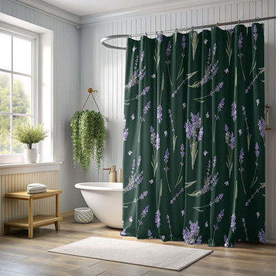 Rideau de douche 1 pièce Gentle Lavender