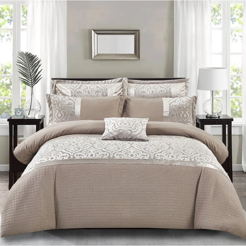 Duvet Cover Infinity, King, Cream