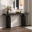 Console élégante avec silhouette incurvée et bords linéaires-979968678
