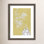 Vanilla and Yellow Flower Vase Print