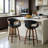 Pompano Swivel Upholstered Bar Stool-1453836995