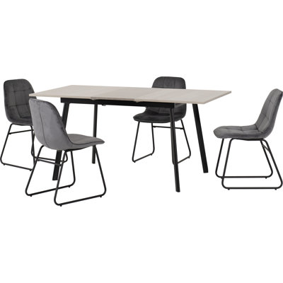Ragnar 4 - Person Butterfly Leaf Dining Set
