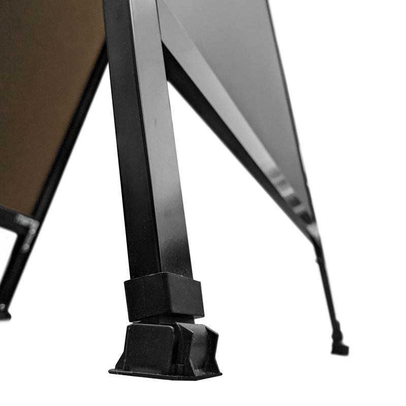 Black Aluminum A-Frame Sidewalk Chalkboard, 42" x 18"