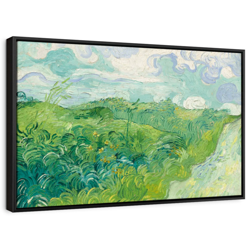 " Green Wheat Fields ", 31" H x 21" W