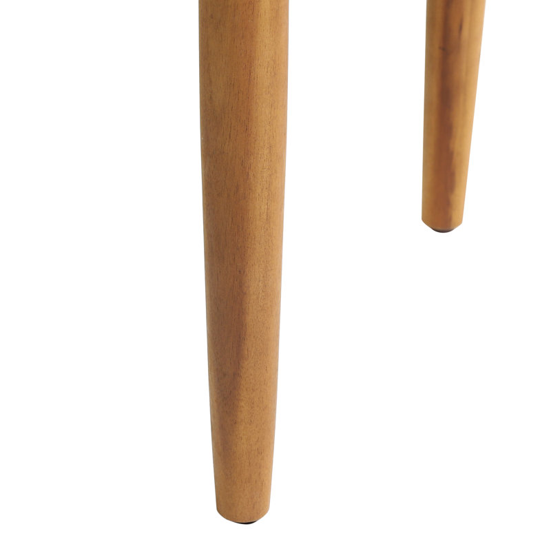 Wood Rustic Side Table With Slat Detail, 20X20x18.17, Hue , Coloration