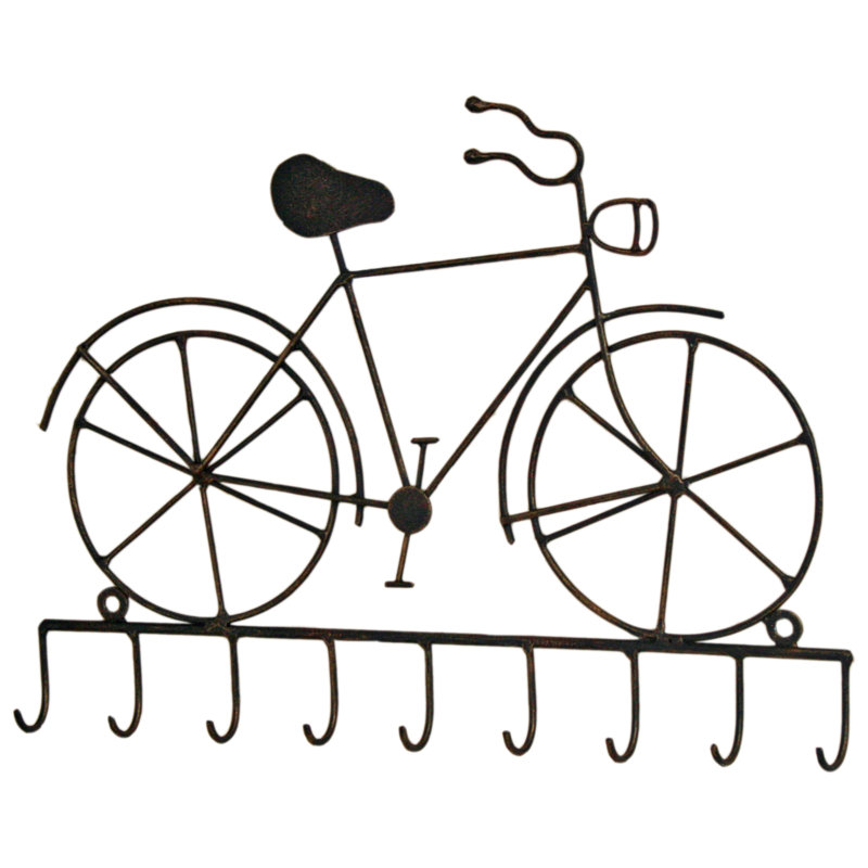 Behnke Iron Wall 9 - Hook Wall Mounted Coat Rack