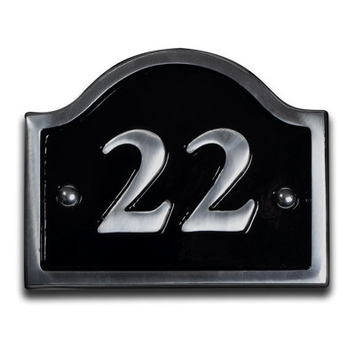 Jaclynn 11.5cm H Reflective Metal House Number
