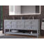 Base de meuble-lavabo double Anneus 71,25 po seulement-140161700