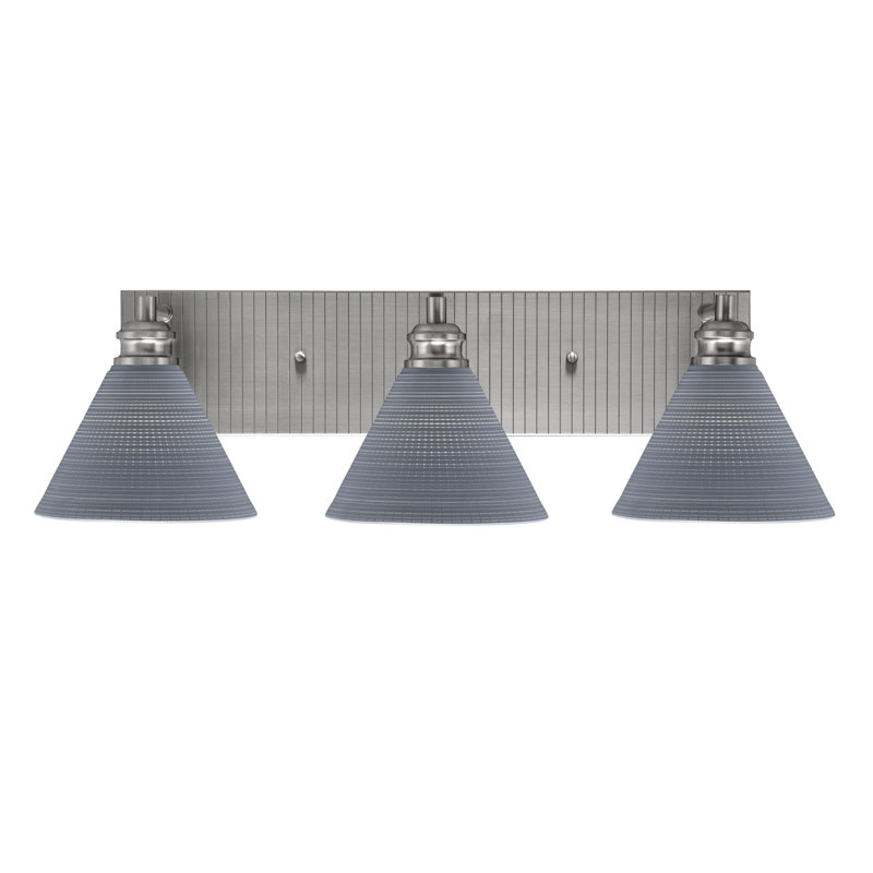 Éclairage pour meuble-lavabo à 3 lumières Jarissa, Gris