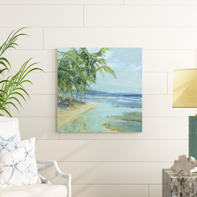 «Blue Coastal Lagoon», peinture sur toile