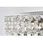 Plafonnier encastré carré à 4 lumières de 12 po Isadora-23155494-122946677