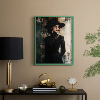 WOMEN Series CCXXXVIII Framed Print - Solid Wood