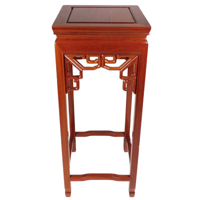 Solid Rosewood 30" High Square Plant Stand