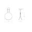 Luminaire suspendu géométrique à DEL 1 lumière Malibu Discs-49993045-49993044