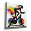  «Ride Bike Threadmill Watercolor» par Rey Klimt, art mural sur toile, 12 po x 12 po-812899047