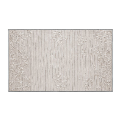 Tapis gris lavable à la machine
