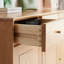 Rangement pour chaussures en bois massif Burlywood