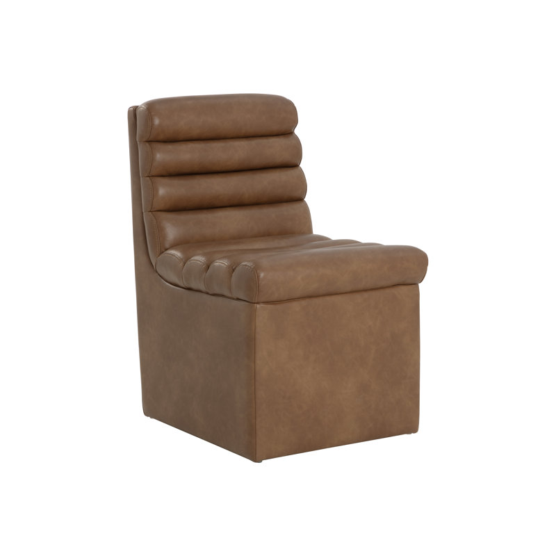 Upholstered Dining Chair, Brown