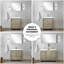 Meuble-lavabo double avec comptoir en quartz