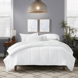 Nlasa All Season Down Alternative White Comforter