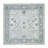 Wonnie One-of-a-Kind 5' X 5' New Age Square Wool Area Rug Grey