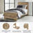 Hyanna Twin Panel Bed-123100769