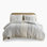 With Chenille - Pattern, Button Closure, Comfortable Bedding Global Inspired, Buttoned, Soft And Luxurious
