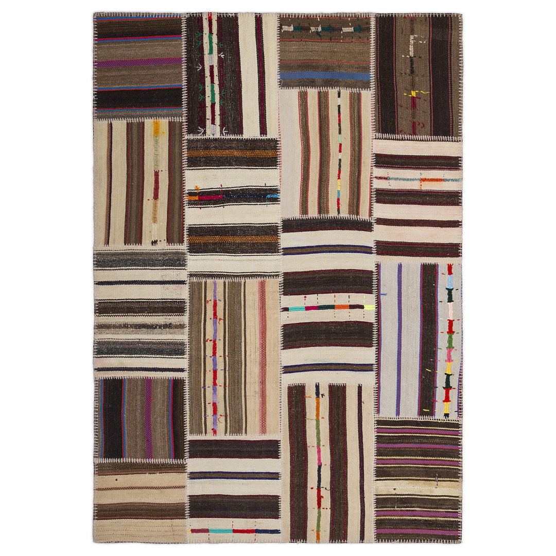 Round Baran Hand Knotted Area Rug