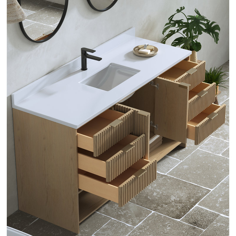 Ensemble de meuble-lavabo gris Maxbano 