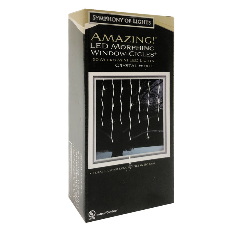 Window-Cicles LED Morphing 50 Light Icicle Lights