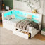 Lit plateforme tapissier simple