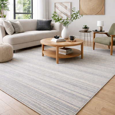 Area Rug | Grey 100% Wool Handloom Rug | 9mm