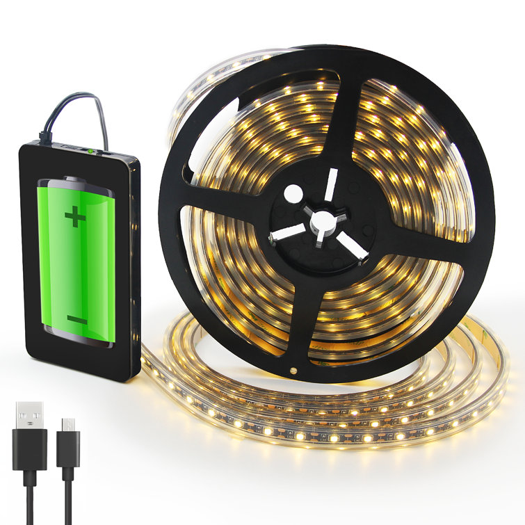 Motion Sensor Portable Power Bank LED 78" Under Cabinet Strip Light