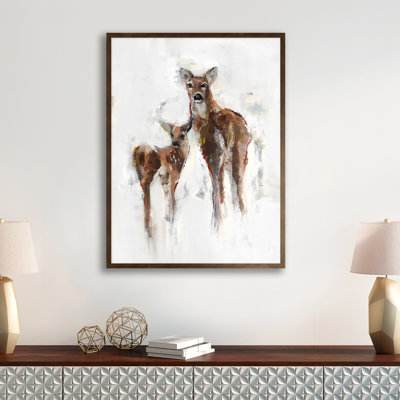Mother's Way par Fern Cassidy - peinture sur toile à cadre flottant