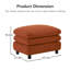 Repose-pieds courbé avec coussins moelleux et conception modulaire pour plus de confort et de style-1261362312