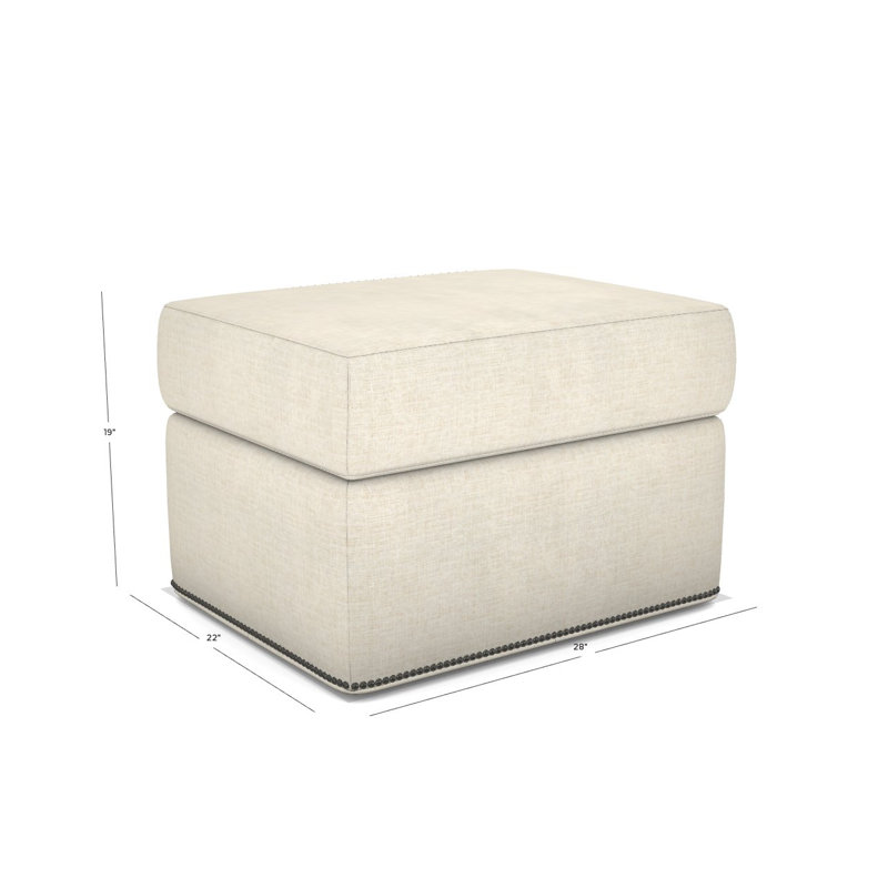 Newlin Ottoman, Yes, Tuck Linen