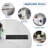 12 Inches Linear Shower Drain With Removable Bar Pattern Grate,Linear Drain With Hair Strainer And Leveling Feet,Stainless Steel,Matte Black-119466761