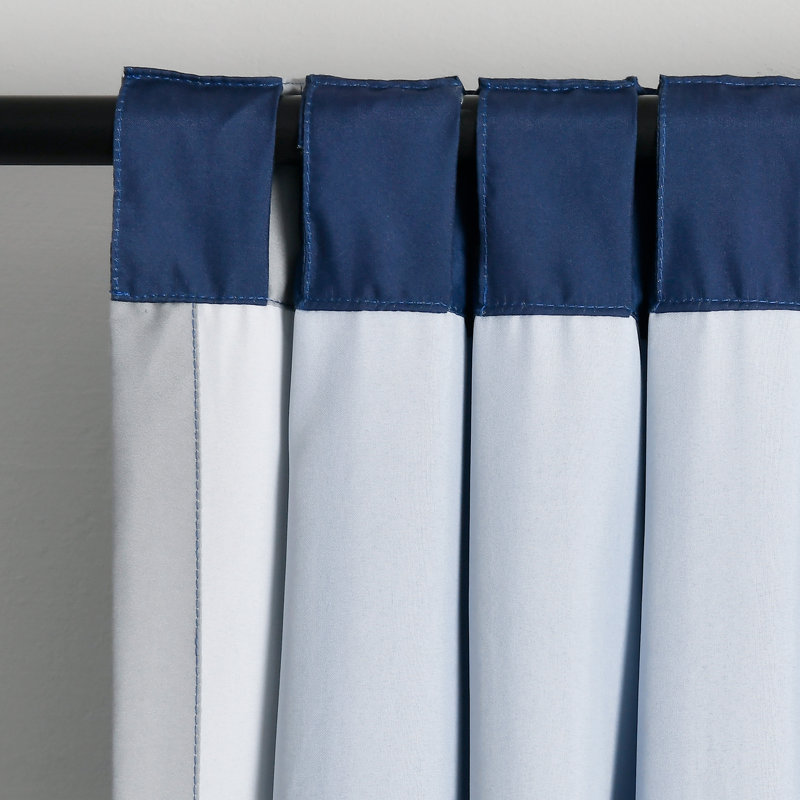 Navy Polyester Video Game Blackout Window Panels for Kids