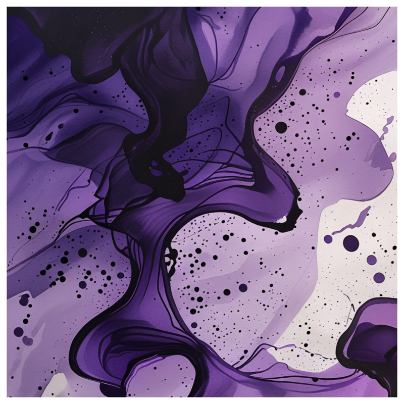 Jeté en molleton Abstract Waves - Jets abstraits pour canapés ou lits, 60in W x 80in H