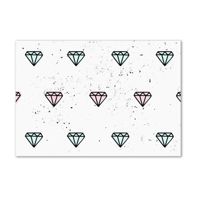 Diamonds - Wrapped Canvas Print