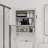 Bathroom Wall Cabinet With Doors,Adjustable Shelf,Towel Bar And Paper Holder, Over The Toilet Storage Cabinet, Medicine Cabinet For Bathroom-White-1731342944