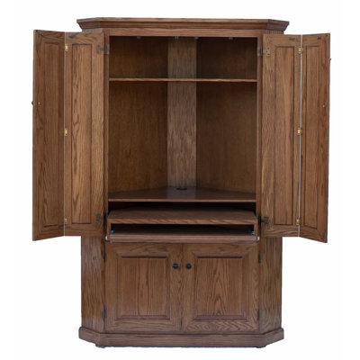 Bureau en coin en bois massif Lapierre