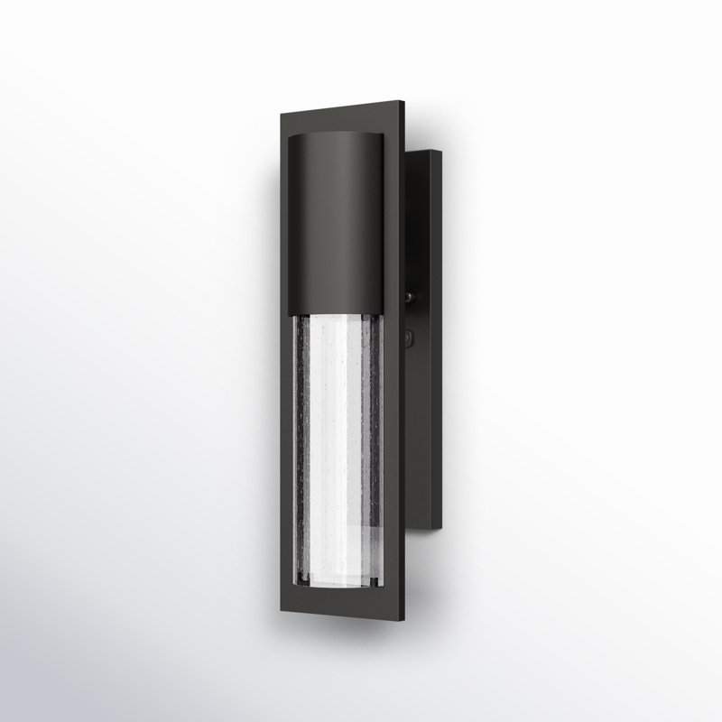 Dwell LED Outdoor Sconce, Black, Incandescent, Medium