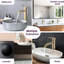 Bathroom Sink Lavatory Tall Faucet - Single Handle In Brushed Gold One Hole Decoration-125221963
