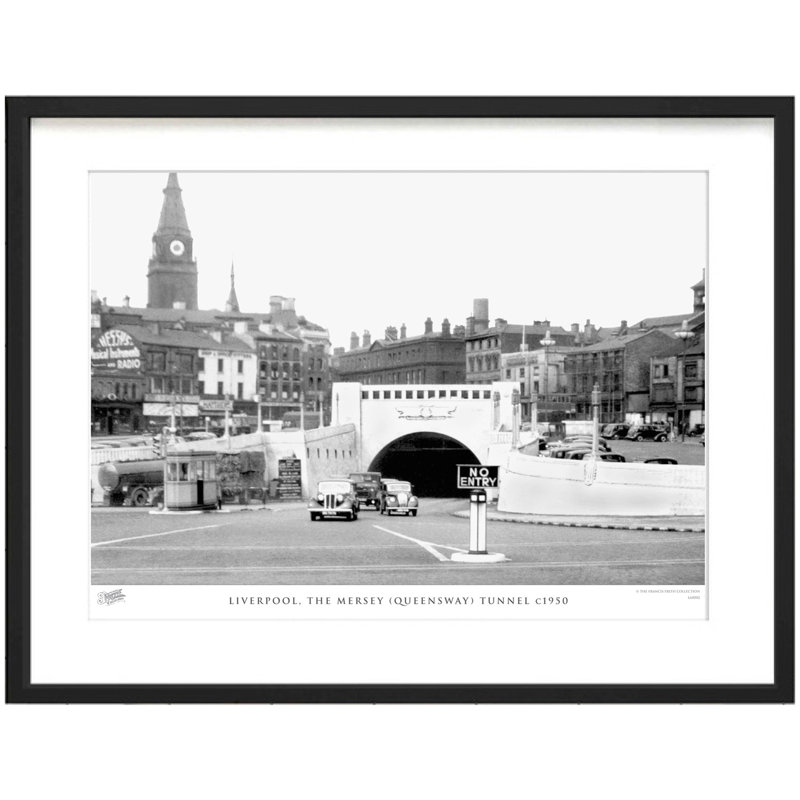 Liverpool, The Mersey (Queensway) Tunnel C1950 by Francis Frith - Single Picture Frame Print, 40cm H x 50cm W x 2.3cm D