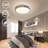 Ceiling Light Dimmable Modern Minimalist LED Round Shaped Metal Flush Mount Ceiling Light With Remote Control-100023126-100023125